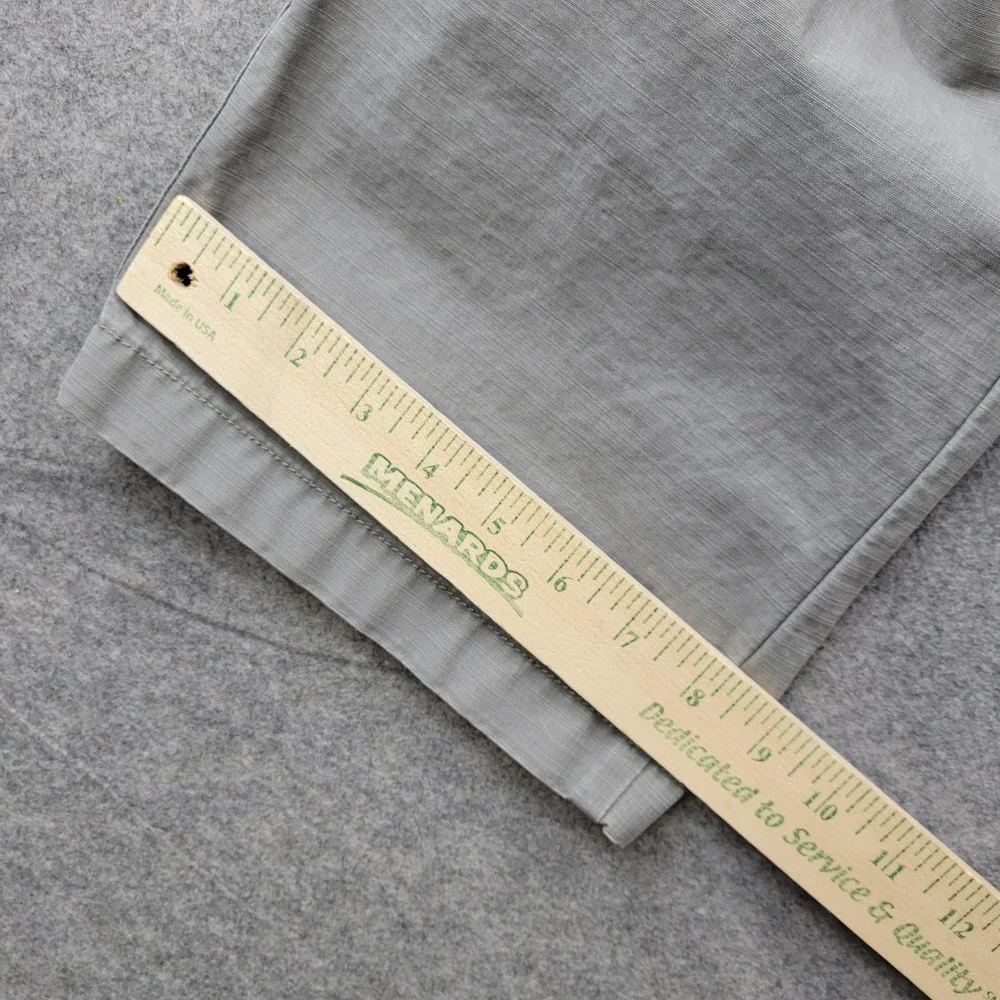 L.L. Bean Pants Mens 36x34 Gray Natural Fit Canvas Chino Straight Leg Casual